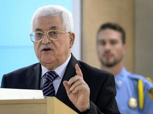 Palestinian President Mahmoud Abbas. 