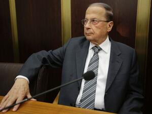 Lebanese President Michel Aoun. (AFP/ File)