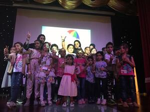 180 kids actively took part in the event in Dubai Mall where they asked questions and were involved in topics related to innovation and registration of new ideas to protect them.  