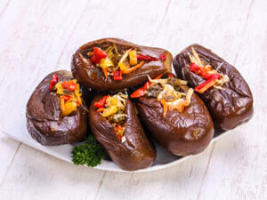 مخلل الباذنجان بالفلفل

