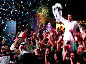 December 2, 2010: Qatar becomes the first Arab, Middle Eastern or Muslim country to be awarded the right to stage football's World Cup