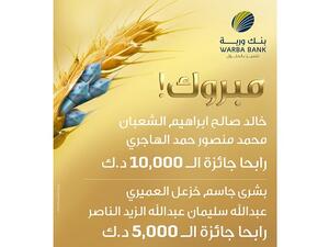 The bank proudly announces the lucky 4 winners of its’ monthly draw for the month of July.