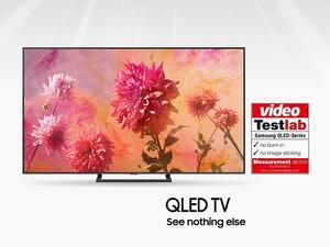 نجحت أجهزة تلفاز QLED من سامسونج باجتياز اختبار التحمل والحصول على شهادة خالٍ من التطبع والتوهج