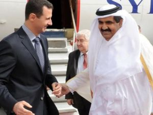 قطر تدعم نظام الاسد 