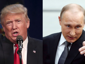 الرئيس الروسي فلاديمير بوتين يهنىء الرئيس المنتخب للولايات المتحدة الأمريكية دونالد ترامب 