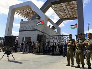 The Rafah border crossing is open on Sunday. (AFP/Said Khatib)