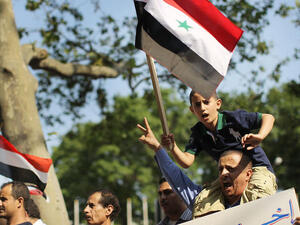 The Syrians can't do it alone. Maybe like other fledgling revolution states, they require an intervention.