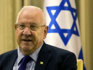 Palestinian and foreign activists rallied against the Israeli President Reuben Rivlin's visit to Hebron Monday to inaugurate a museum in an Israeli settlement. (AFP/File) 