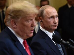 Trump and Putin in Helsinki. (AFP/ File Photo)