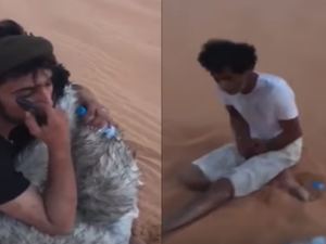 إنقاذ رجل خمسيني من الموت، بعد أن تاه في صحراء الربع الخالي 
