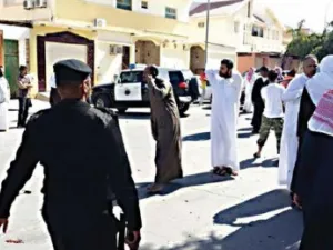 استهداف مسجد الإمام الرضا في حي محاسن في الأحساء 