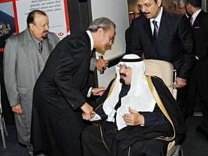 العاهل السعودي لدى وصوله الى نيويورك 
