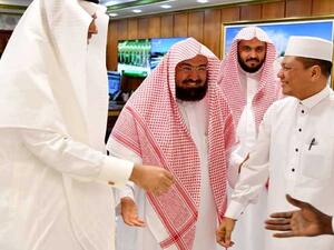 عبد الرحمن السديس إمام وخطيب الحرم المكي