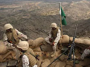 موقع عسكري سعودي بالقرب من الحدود مع اليمن