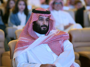 Crown Prince Mohammed bin Salman expresses right of both Palestinians and Israelis to a homeland. (AFP/ File Photo)