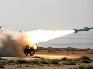 Saudi forces intercept and destroys ballistic missile fired by Houthi rebels towards Jazan. (AFP/ File)