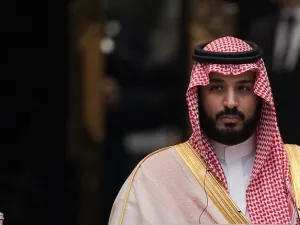 Prince Mohammed bin Salman will hold a first-ever meeting on Monday with Egypt’s Coptic Pope Tawadros II during his visit to Cairo. (AFP/ File Photo)