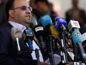 Saleh al-Sammad was killed in an Arab Coalition Air Strike in Hodeidah. (AFP/ File Photo)