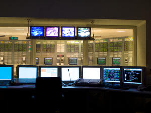 Dammam, Saudi Arabia - November 17 2008: The Aramco exhibition center /Shutterstock