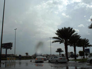 The heavy downpour of rain and the storms amid Saudi Arabia have damaged many cars. (AFP/ File Photo)
