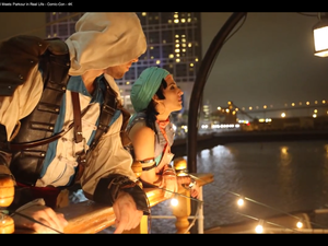 A video game acted out, Assasin's Creed meets Parkour is amazing. (YouTube screengrab)