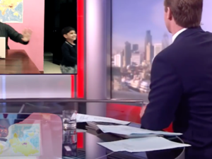 UAE based comedy pioneers Dubomedy have made an 'Arab dad' version of the viral BBC interview video.(YouTube)