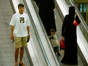 Is modern defined by how you dress, or lifestyle behaviors as frequenting malls? 