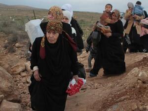 Thousands of refugees entered Jordan from Syria last weekend (Photo UNHCR/B. Sokol)