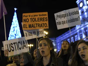 Thousands in Madrid protest violence against women. (AFP/ File)