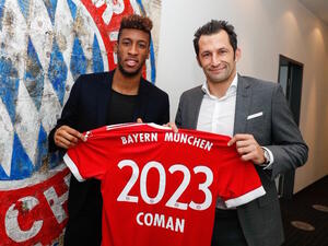 حسن صالحميديتش المدير الرياضي لبايرن ميونيخ رفقة كومان