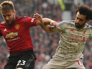 صلاح وشو خلال المباراة