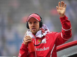 Vettel completed the 57 laps of the 5.4-km track in 1 hour, 33 minutes, 53 seconds, for his third win in Bahrain