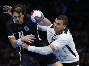 من مباراة مصر والأرجنتين