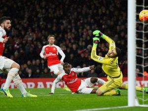 فرحة آرسنال بالهدف الأول لم تكتمل