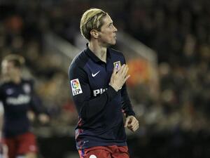 توريس يحتفل بهدفه