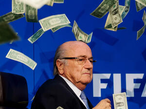 Disgraced former FIFA President Sepp Blatter