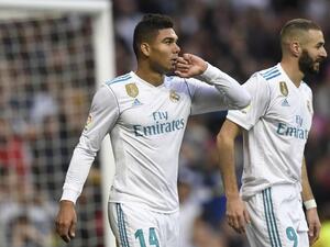 كاسيميرو يحتفل بهدفه