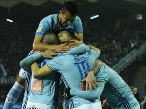 فرحة تشارلز بهدف سيلتا الأول