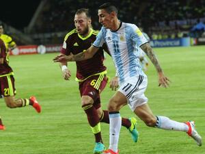 آنخيل دي ماريا خلال المباراة