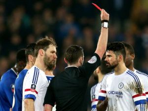 لقطة طرد دييغو كوشتا