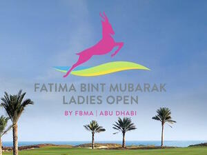 Fatima bint Mubarak Ladies Open golf tournament logo