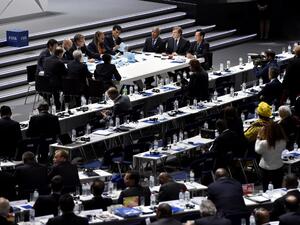 FIFA has 209 member federations, and if all cast their ballot 140 votes are the two-thirds cut-off and 105 votes a 50 per cent majority