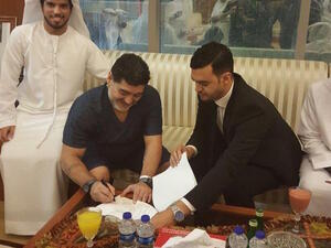 Fujairah will hold a press conference to unveil Maradona at the club on Saturday (Photo: Masrawy)