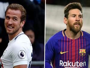 كاين (يسار) يتفوق على ميسي