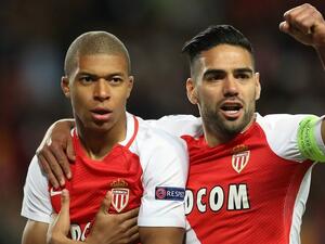 فالكاو ومبابي يقودان موناكو للمربع الذهبي