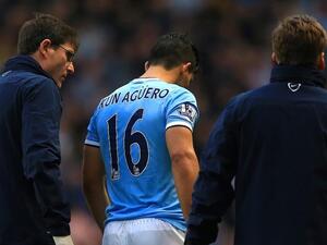 Manchester City Worry Over Another Sergio Aguero Injury Layoff