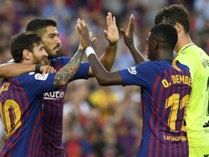 هل سينجح هجوم برشلونة المكون من ليونيل ميسي ولويس سواريز وعثمان ديمبيلي من اجتياز جميع التحديات القادمة؟