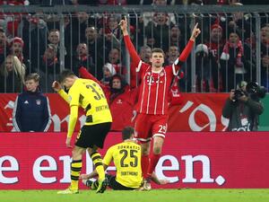 مولر يحتفل بهدفه