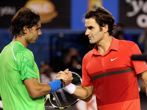 صورة أرشيفية لفيدرر ونادال