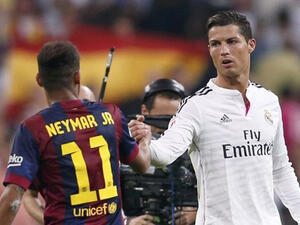 صورة أرشيفية لرونالدو ونيمار